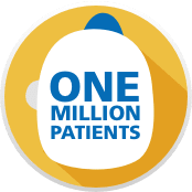 Icon representing one million patients